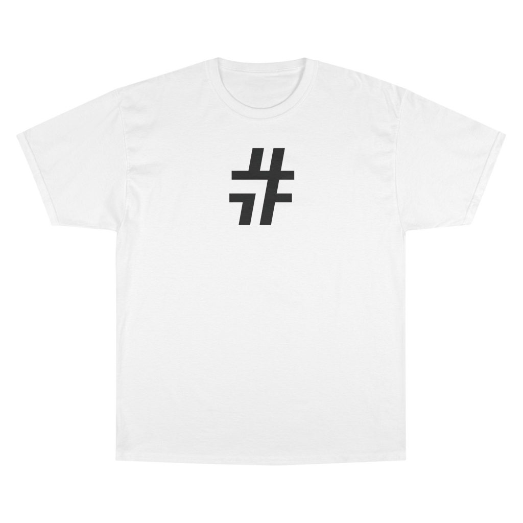 Black #43GANG Logo Classic T-Shirt — Champion® Edition