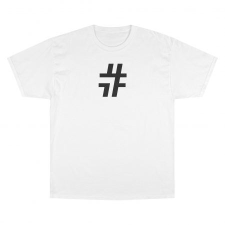 Black #43GANG Logo Classic T-Shirt — Champion® Edition